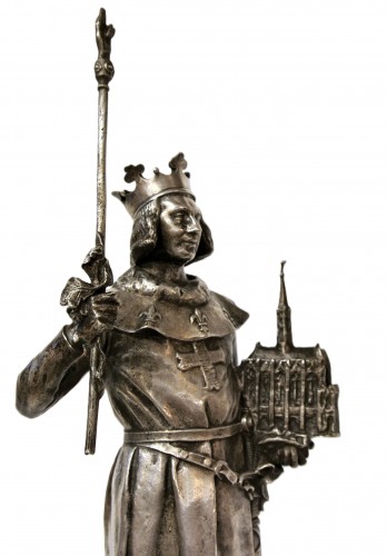 Napoléon III - Saint Louis d'après Emmanuel Frémiet (1824/1910)