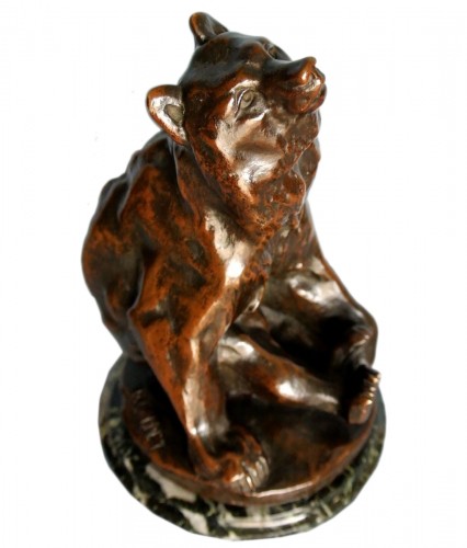 Statuette en bronze signée G GARDET