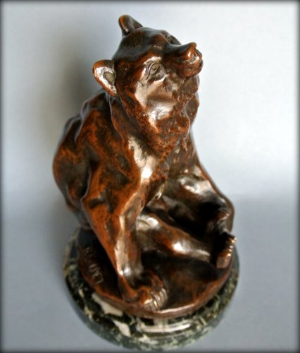 Statuette en bronze signée G GARDET - Sculpture Style Art Déco