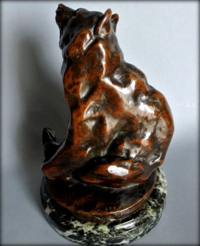 Statuette en bronze signée G GARDET - Marc Menzoyan