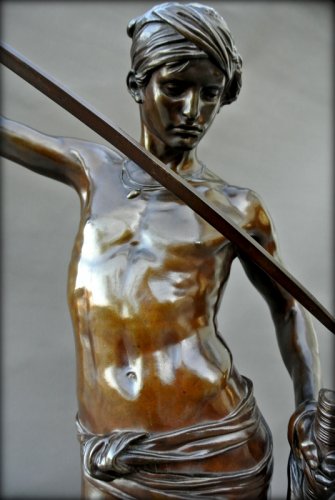 Sculpture  - David vainqueur par A MERCIE