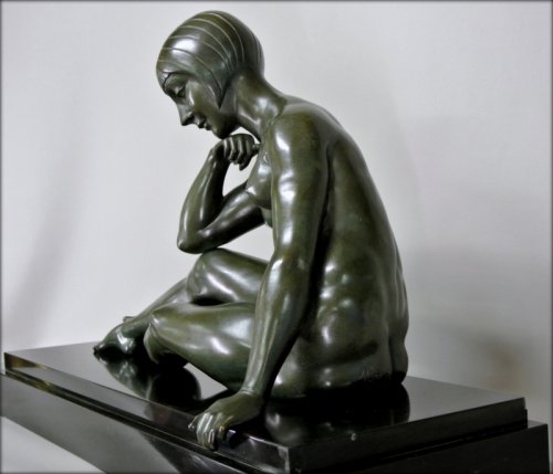 Antiquités - Morante signed bronze statue