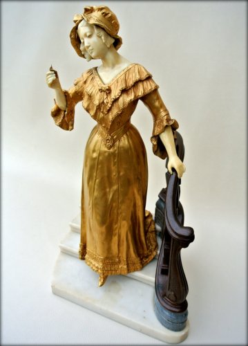 Sculpture Sculpture en Bronze - Affortunato GORY - Jeune femme