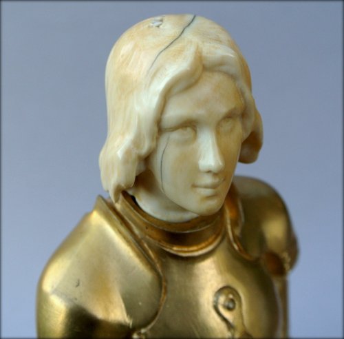 Antiquités - Joan of Arc in armor by Georges SAULO