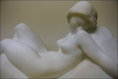 Art Deco Marble Sculpture signed Gennarelli - Art Déco