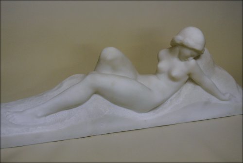 Antiquités - Art Deco Marble Sculpture signed Gennarelli