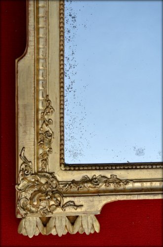 Miroir Louis XVI à fronton - Marc Menzoyan