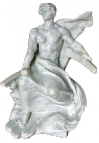 Carrara marble Sculpture by G COLIN