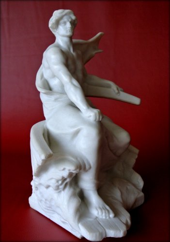 Sculpture Sculpture en Marbre - Sculpture en marbre signée G COLIN