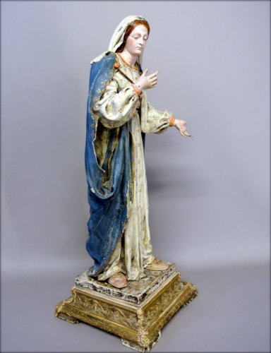 Art sacré, objets religieux  - Statue religieuse d'époque XIXe