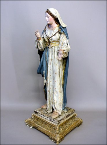 Statue religieuse d'époque XIXe - Marc Menzoyan