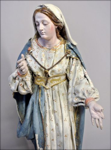 Antiquités - Statue religieuse d'époque XIXe