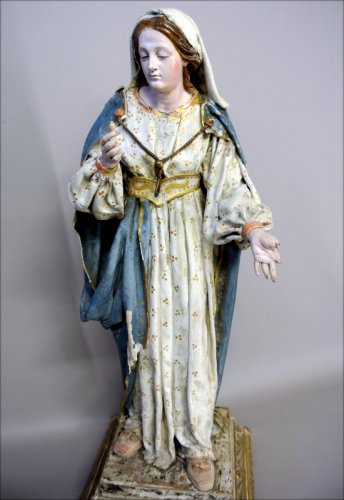 Antiquités - Statue religieuse d'époque XIXe