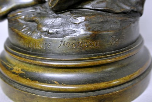 Napoléon III - Le Message - bronze signé Auguste Moreau (1834 - 1917)