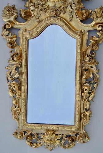 19th century - Early 19th century Giltwood Mirror