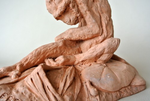 Terracotta signed Emmanuel Frémiet (1824-1910) - Art nouveau