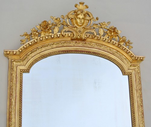 Large Napoléon III  mirror - Mirrors, Trumeau Style Napoléon III