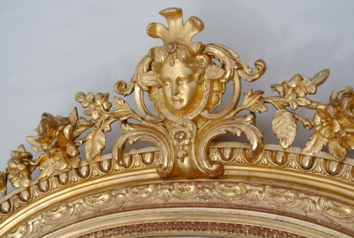 XIXe siècle - Grand miroir Napoléon III