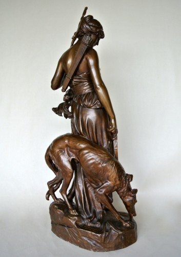 XIXe siècle - Nymphe de Diane - Eugène AIZELIN (1821/1902)