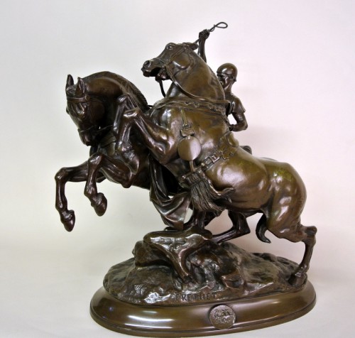 Sculpture Sculpture en Bronze - Conducteur de char romain - Emmanuel FREMIET (1824-1910)