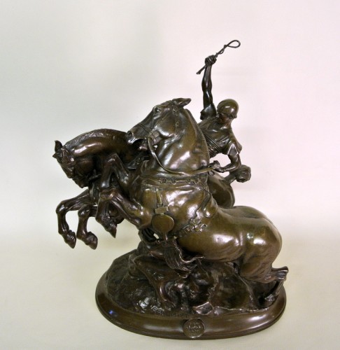 Antiquités - Bronze group signed FREMIET (1824/1910)