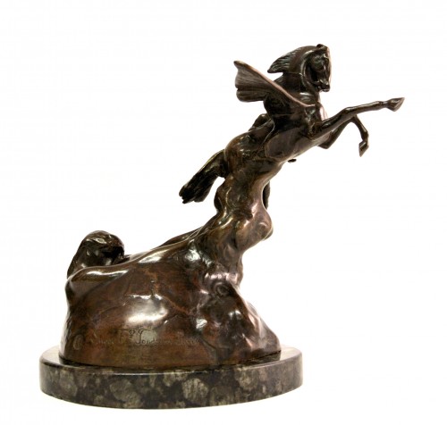 &quot;Earth&#039;s attraction&quot; by Paul Moreau-Vauthier (1871/1936) - Sculpture Style Art Déco