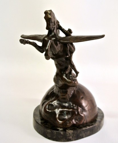 Sculpture Sculpture en Bronze - L'attraction terrestre - Paul Moreau-Vauthier (1871/1936)