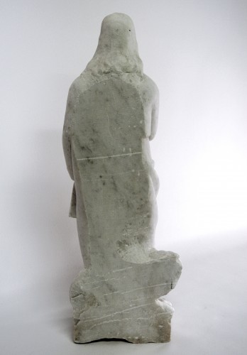 "Saint Marc" marbre de Carrare fin XIXe - Marc Menzoyan