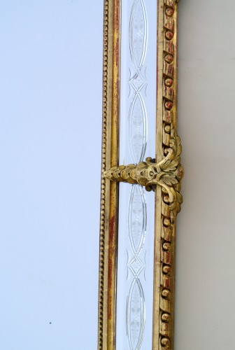 Miroir à réserves d'époque XIXe - Napoléon III