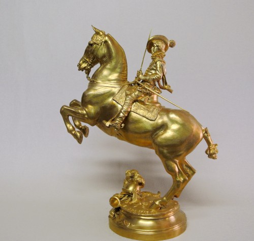 &quot;Louis XIII child&quot; Emmanuel Frémiet (1824/1910) - Sculpture Style Art nouveau