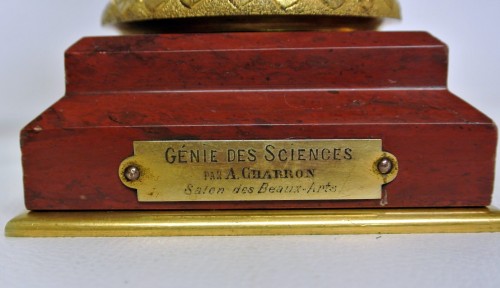 Art nouveau - &quot;Génius of Science&quot;, Alfred-Joseph Charron (1863/1955)