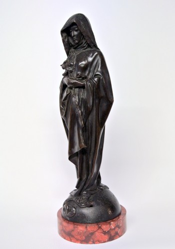 Vierge de Bethléem - Emmanuel Frémiet (1824/1910) - Sculpture Style Art nouveau