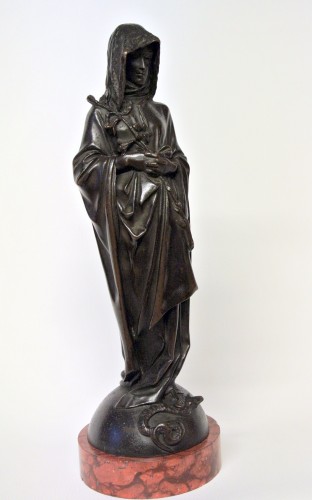 Sculpture Sculpture en Bronze - Vierge de Bethléem - Emmanuel Frémiet (1824/1910)
