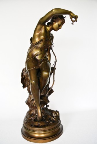 Sculpture Sculpture en Bronze - Nymphe de Diane, Lucie Signoret-Ledieu (1858/1904)