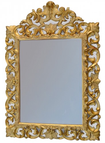 Miroir à fronton d'époque XIXe