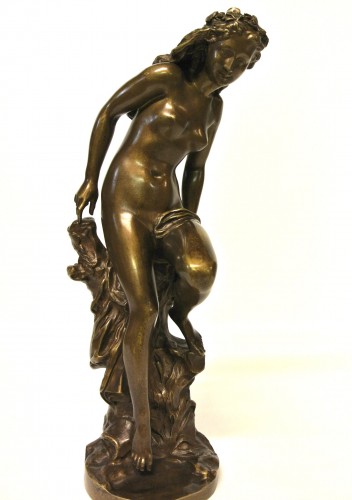 &quot;La Frileuse&quot; Jean-Baptiste Carpeaux (1827/1875) - Sculpture Style Art nouveau