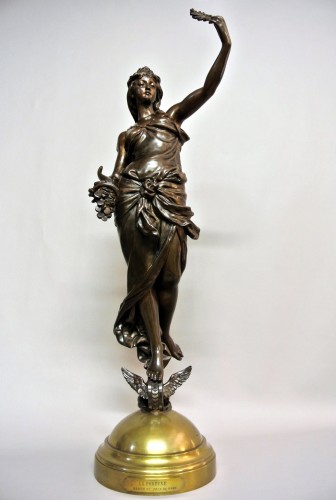 &quot;La Fortune&quot; Didier Debut (1824/1893) - Sculpture Style Art nouveau