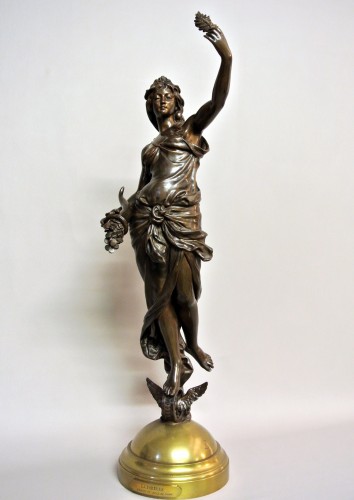 Sculpture Sculpture en Bronze - La Fortune - Didier Debut (1824/1893)
