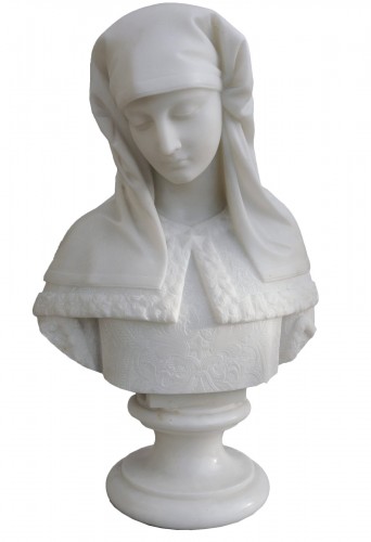 Bust of the Virgin - E. Fiaschi  (1858-1941)