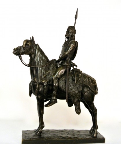 Sculpture Sculpture en Bronze - Le Cavalier Gaulois - Emmanuel Frémiet (1824-1910)