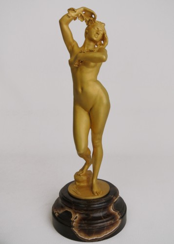 &quot;Twilight&quot; Charles Vital Cornu - (1851/1927) - Sculpture Style Art nouveau