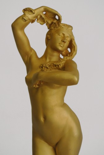 Sculpture Sculpture en Bronze - Crépuscule - Charles Vital Cornu (1851-1927)