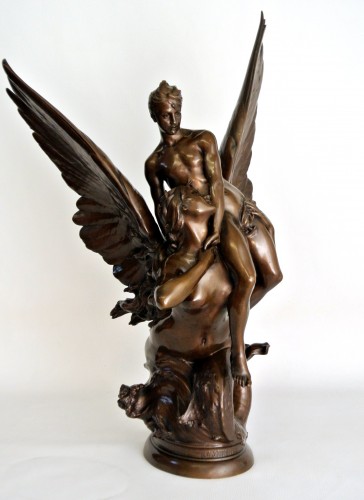 La sirène - Denys Puech (1854-1942) - Sculpture Style Art nouveau