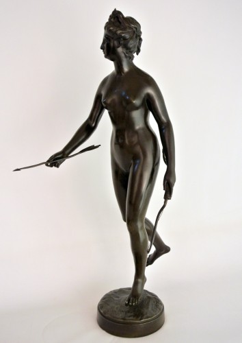 XIXe siècle - Diane chasseresse d'après Jean-Antoine Houdon (1741-1828)