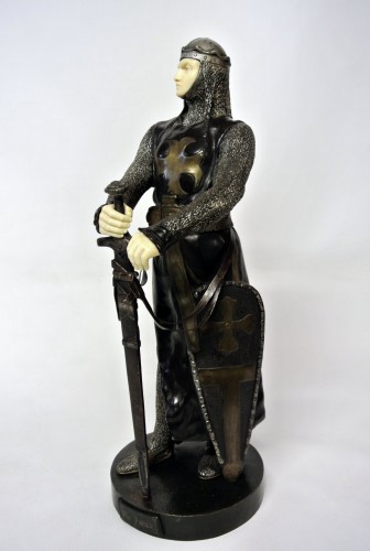 "Le Preux" Maurice Constant (1875/1919) - Sculpture Style Art Déco