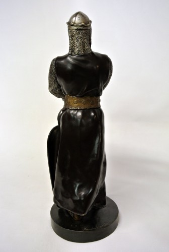 Sculpture Sculpture en Bronze - "Le Preux" Maurice Constant (1875/1919)
