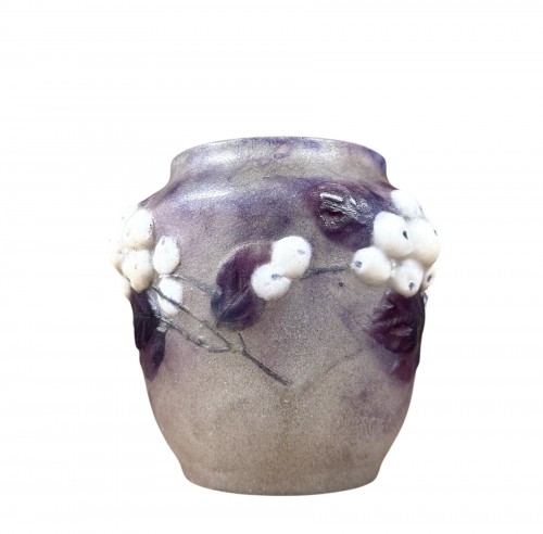 Gabriel Argy Rousseau - Glass paste “symphorine” vase, circa 1920