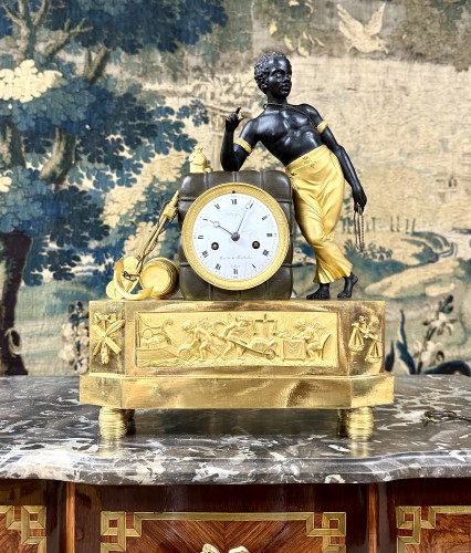 Pendule dite au matelot D’époque Empire - Horlogerie Style Empire