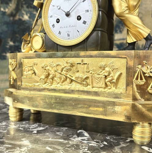 Empire - Pendule dite au matelot D’époque Empire