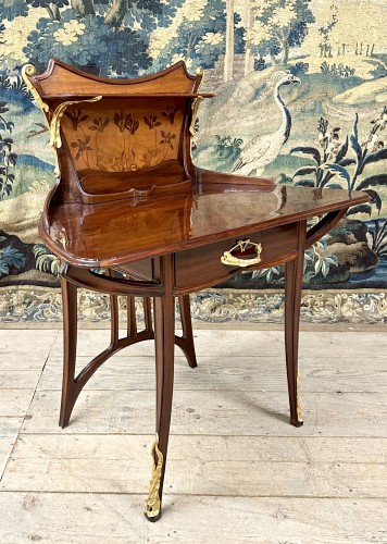 Louis Majorelle - Gilded Bronze And Marquetry Lady&#039;s Desk - Art nouveau
